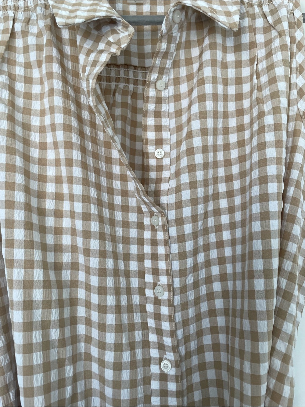 Tommy Hilfiger Gingham Button-Up Maxi Dress - Picture 6 of 13